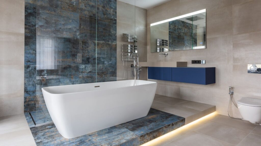 New bathtub installed in a bathroom in Sarasota FL