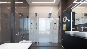 New shower installed in a bathroom in Sarasota FL