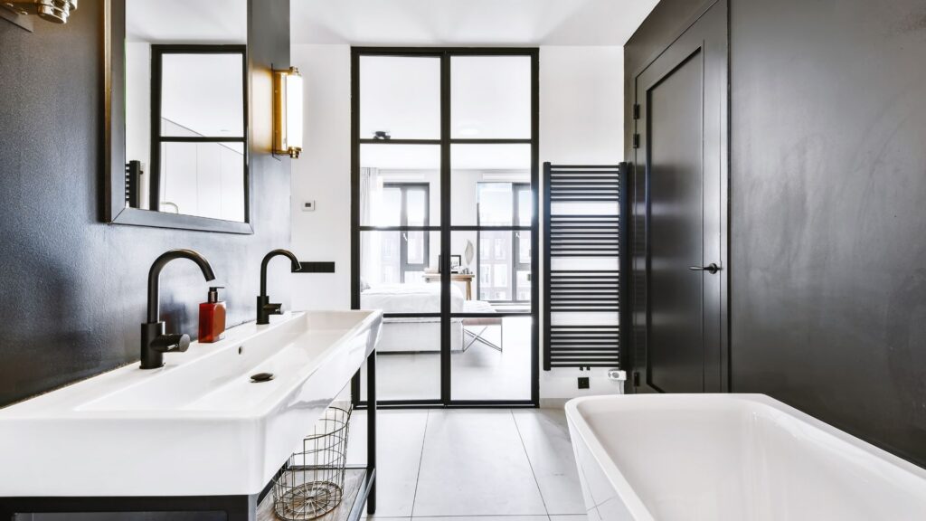 Bathroom design and layout created by bathroom remodellers in Sarasota