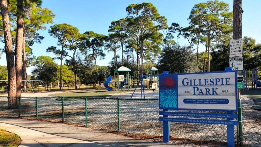 Homes in Gillespie Park Sarasota FL