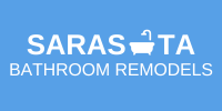 Sarasota bathroom remodelers logo specializing in shower and bathtub renovations.